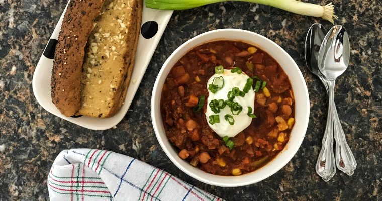 Gluten Free Bacon and Beef Chili