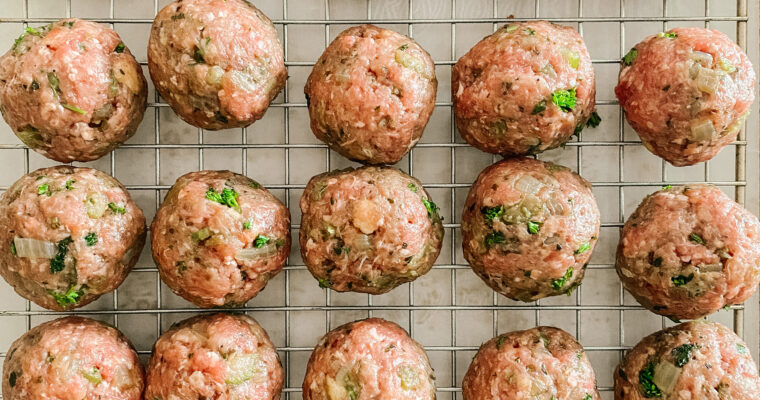 Gluten Free Homemade Meatballs
