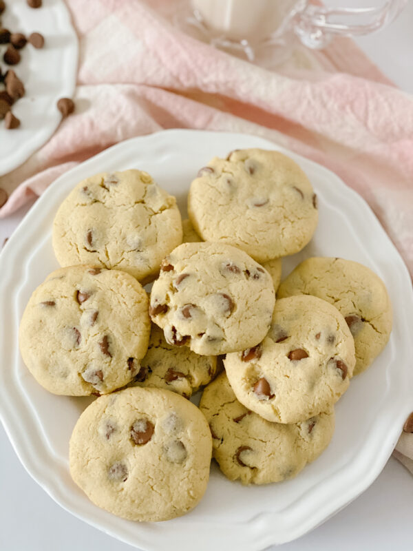 Classic Chocolate Chip Cookies Top View