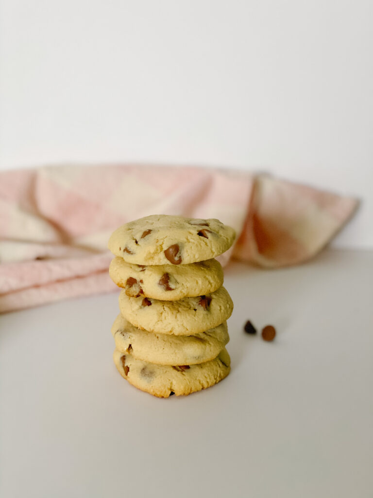 Classic Chocolate Chip Cookies Side Viiew